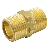 Ниппель латунный 1/2"Нх1/2"Н длинный 15-15мм