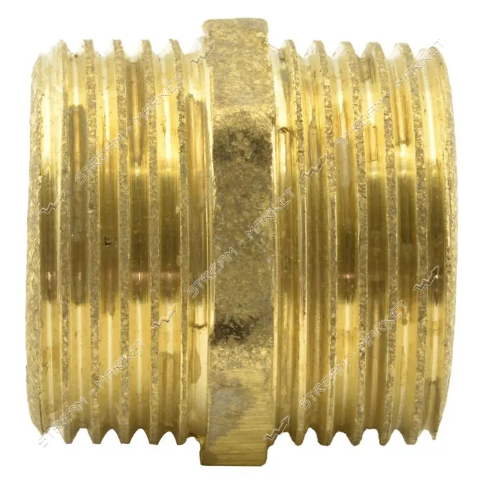 Ниппель латунный 3/4"Нх3/4"Н 20-20мм                                                                