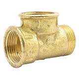 Тройник латунный 1/2"Вх1/2"Вх1/2"Н