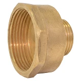 Переходник латунный 3/4"Нх1 1/2"В RS