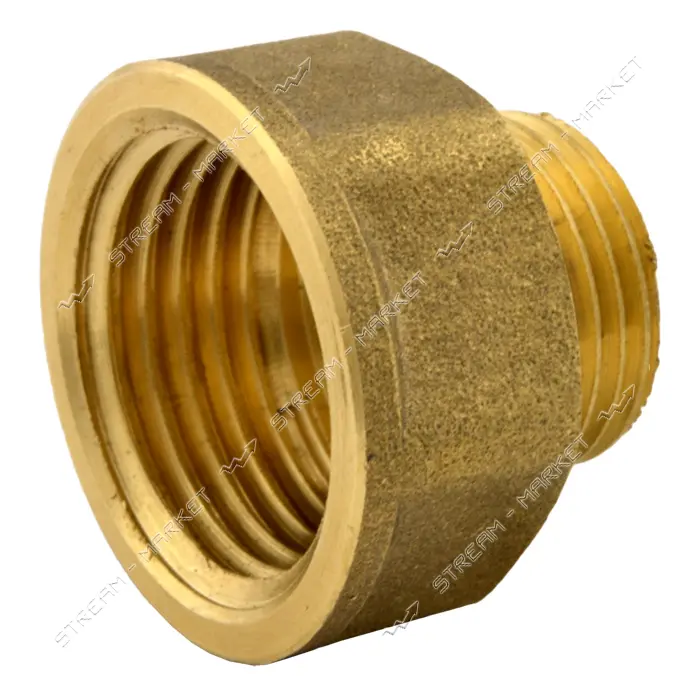 Переходник латунный RS 1/2"Вх3/8"Н                                                                  