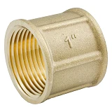 Муфта латунная 1"Вх1"В RS                                                                           