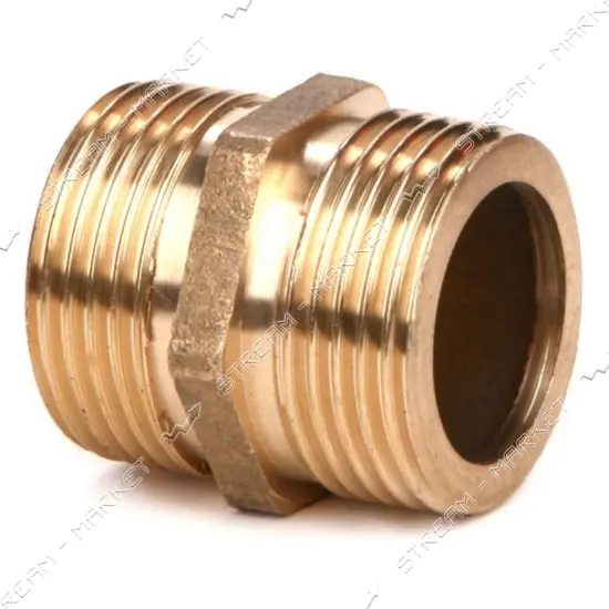 Ниппель латунный 3/4"Нх3/4"Н RS