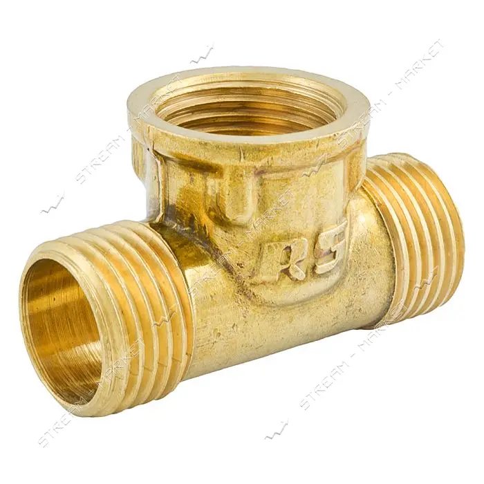 Тройник латунный 1/2"Нх1/2"Вх1/2"Н RS                                                               