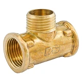 Тройник латунный 1/2"Вх1/2"Нх1/2"В RS                                                               