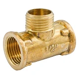 Тройник латунный 1/2"Вх1/2"Нх1/2"В RS                                                               
