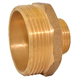 Ниппель латунный 1 1/2"Нх3/4"Н RS