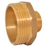 Ніпель латунний 1 1/2"Нх3/4"Н RS                                                                    