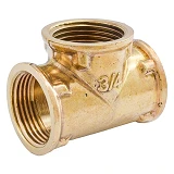 Тройник латунный 3/4"Вх3/4"Вх3/4"В RS