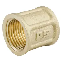 Муфта латунная 1/2"Вх1/2"В RS                                                                       