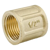 Муфта латунная 1/2"Вх1/2"В RS