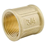 Муфта латунная 3/4"Вх3/4"В RS                                                                       