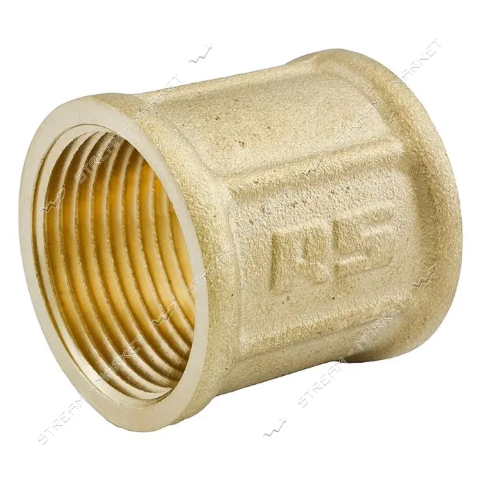 Муфта латунная 3/4"Вх3/4"В RS                                                                       