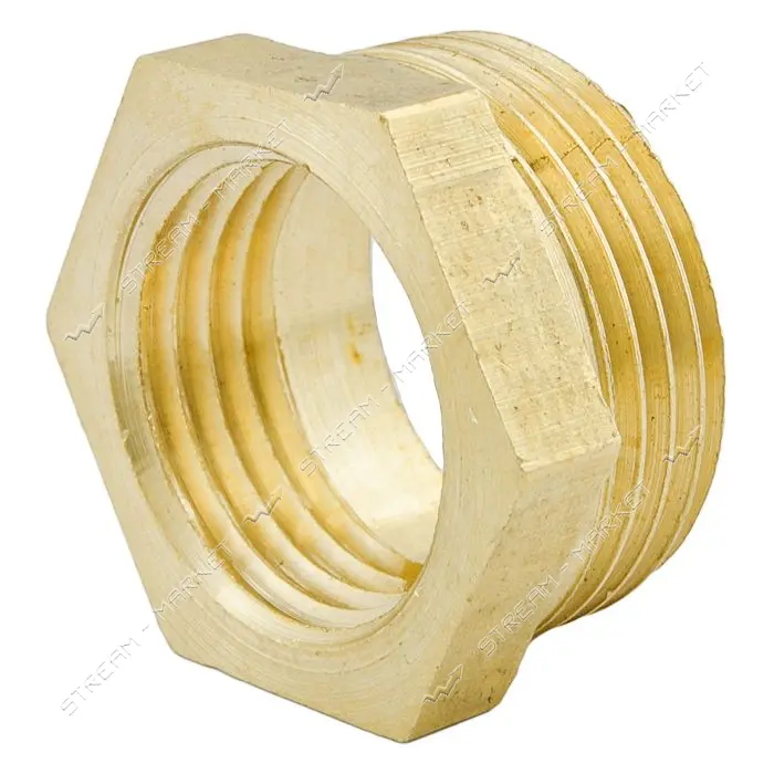 Переходник латунный 1/2"Вх3/4"Н RS                                                                  
