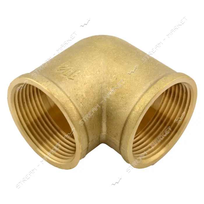 Угол латунный RS 1 1/4"Вх1 1/4"В