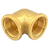 Угол латунный 3/4"Вх3/4"В RS