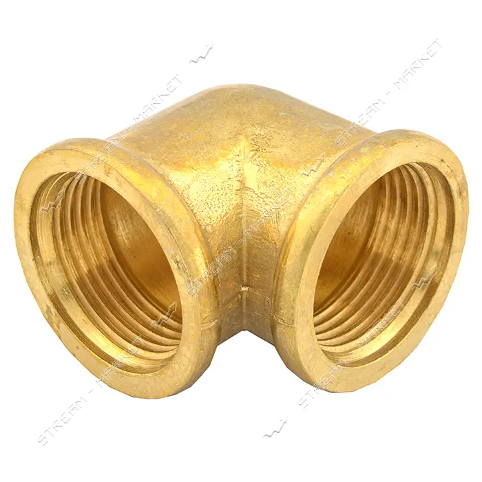 Угол латунный 3/4"Вх3/4"В RS