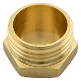 Заглушка RS латунь 1/2"Н 15мм