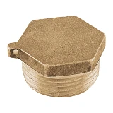 Заглушка латунная 3/4"Н RS