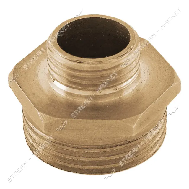 Ниппель латунный 1 1/2"Нх1"Н RS                                                                     