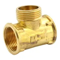Тройник латунный 3/4"Вх3/4"Нх3/4"В RS                                                               