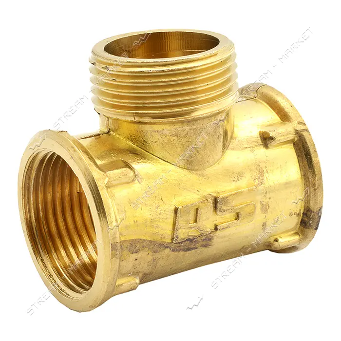 Тройник латунный 3/4"Вх3/4"Нх3/4"В RS
