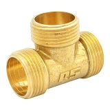 Тройник латунный 3/4"Нх3/4"Нх3/4"Н RS