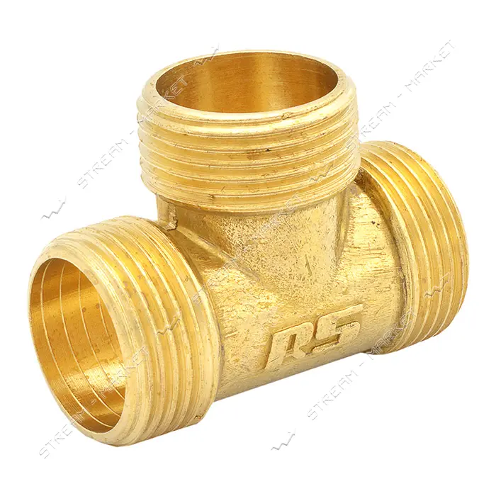 Тройник латунный 3/4"Нх3/4"Нх3/4"Н RS