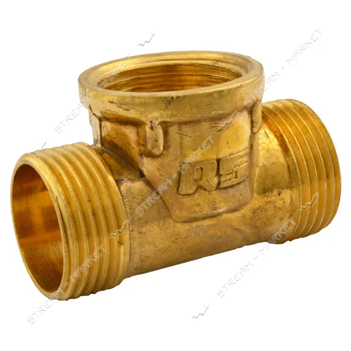 Тройник латунный 3/4"Нх3/4"Вх3/4"Н RS                                                               
