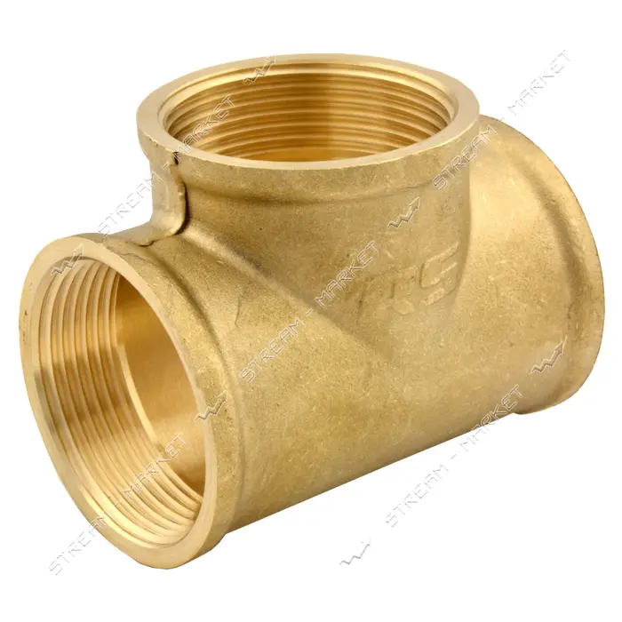 Тройник латунный RS 1 1/4"Вх1 1/4"Вх1 1/4"В                                                         