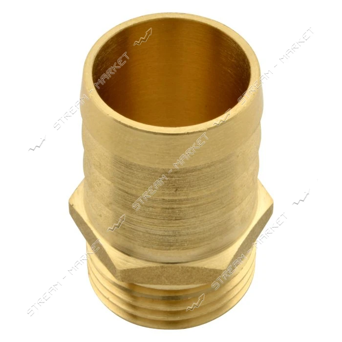 Штуцер RS латунь 1/2"Н d20мм 15мм
