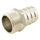 Штуцер RS нержавейка 1/2"Н d 10мм никель