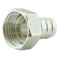 Штуцер RS нержавейка 1/2"В d 10мм никель                                                            