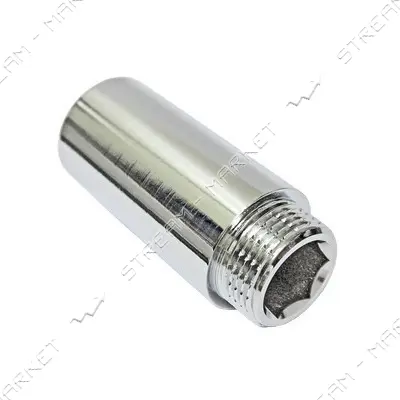 Удлинитель латунный JG 3/4" L60мм хром