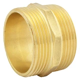 Ниппель латунный 1 1/2"Нх1 1/2"Н RS