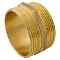 Ніпель латунний 2"Нх2"Н RS                                                                          
