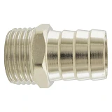 Штуцер RS нержавейка 1/2"Н d 16мм никель