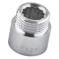 Подовжувач Europroduct EP.E015.Chr латунь 1/2" В/З L15мм хром                                       