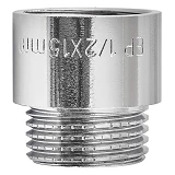 Удлинитель Europroduct EP.E015.Chr латунь 1/2" В/Н L15мм хром