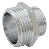 Ниппель RS нержавейка 3/4"Н-1"Н 20-25мм никель