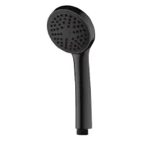 Лійка для душу Zerix SH-01 BLACK без перемикання в пакеті                                           