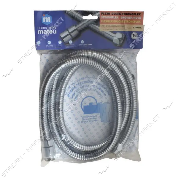 Шланг для душа O&L Mateu 1.5м растяжной