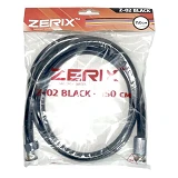Шланг для душа Zerix Z-02 150см черный                                                              