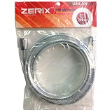 Шланг для душа Zerix F04 2.0м ПВХ силикон в пакетике