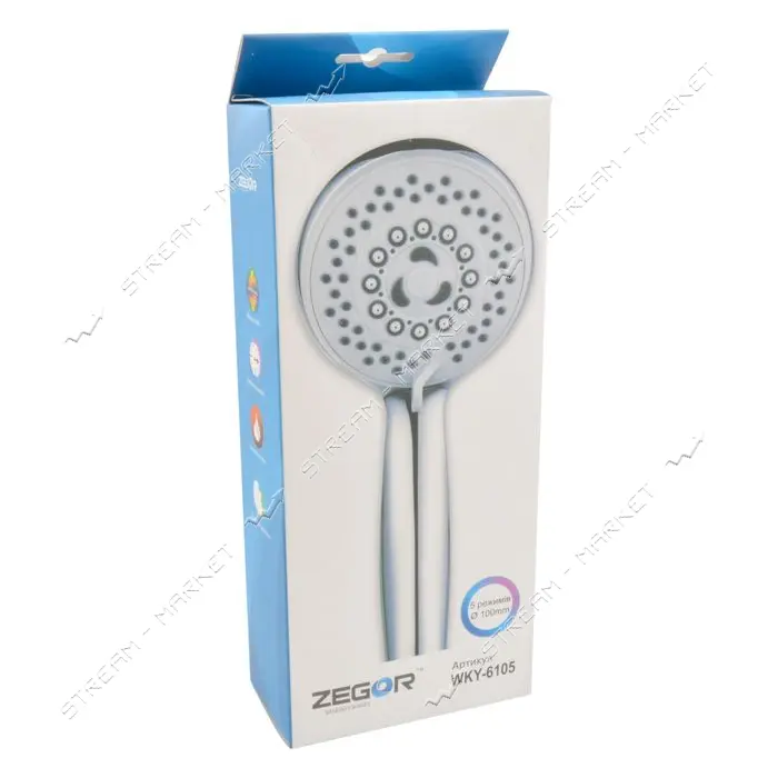 Лейка для душа Zegor WKY-6105 в Коробке