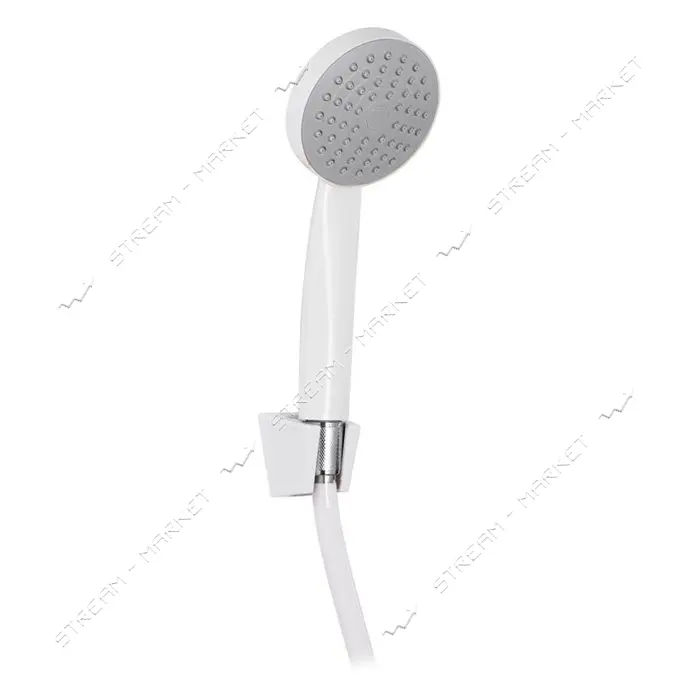 Набор для душа Zerix Shower SET-02W шланг лейка кронштейн белый
