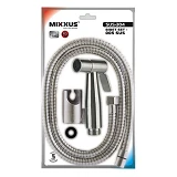Набор для гигиенического душа Mixxus BIDET SET-005 SUS из нерж стали S шланг лейка кронштейн        