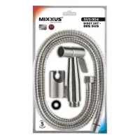 Набор для гигиенического душа Mixxus BIDET SET-005 SUS из нерж стали S шланг лейка кронштейн        