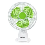 Вентилятор настольный Rotex RAT04/06-E 20Вт d15см прищепка