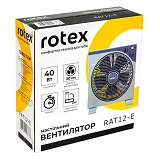 Вентилятор настольный Rotex RAT12-E 40Вт d30см                                                      